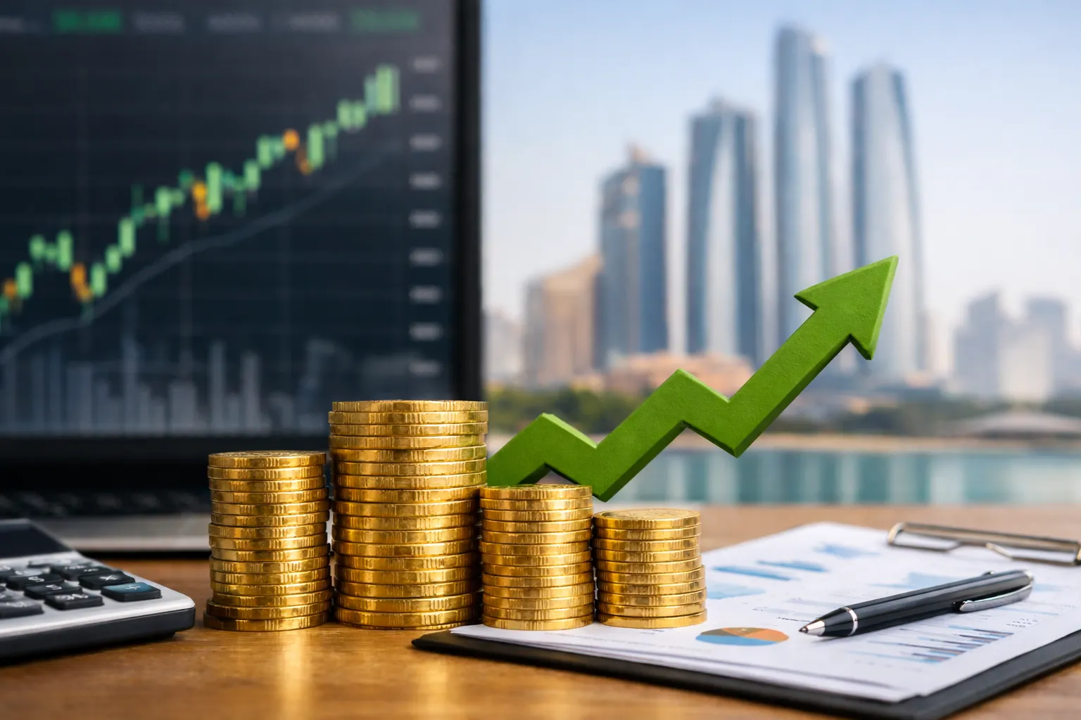 "دار التأمين" يتصدر قائمة الأسهم الرابحة في أبوظبي بارتفاع 14.57%